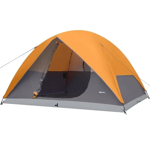 Amazon Basics 6-Person Dome Tent 10x10ft Orange