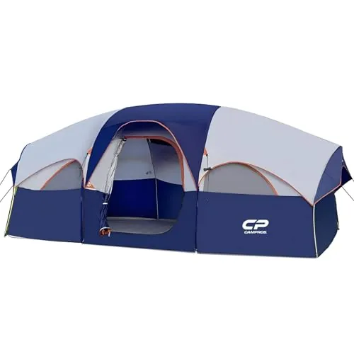 CAMPROS CP 8-Person Tent with Divider Curtain