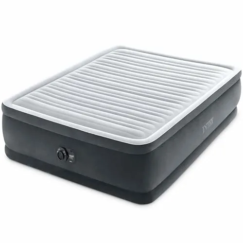 Intex Dura-Beam Deluxe Queen Air Mattress 18in Elevated