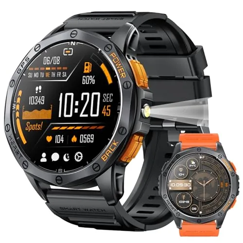 Tiwain Military Smartwatch with Built-in GPS and AMOLED