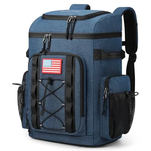 Maelstrom 35-Can Insulated Cooler Backpack 24L Blue