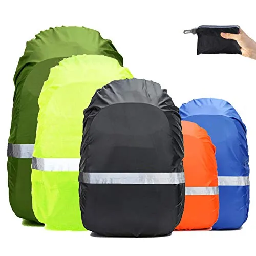 Frelaxy Hi-Vis Backpack Rain Cover with Reflective Strip