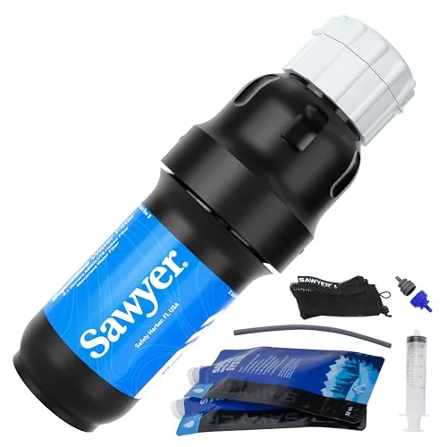 Sawyer SP129 Squeeze Filter with Pouches and Straw