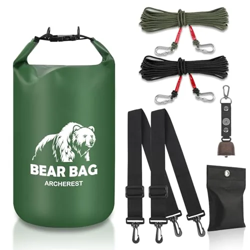 Archerest 10L Waterproof Bear Bag Hanging Kit