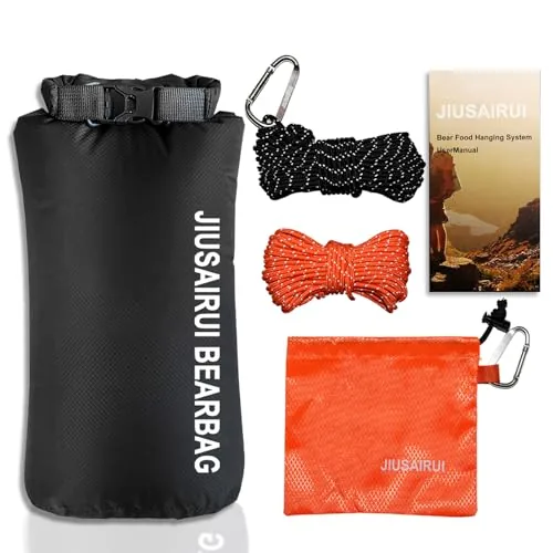 JIUSAIRUI Ultralight Bear Bag Hanging Kit 5L 6.7oz
