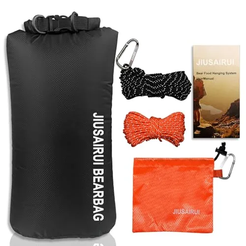 JIUSAIRUI Ultralight Bear Bag Hanging Kit 10L 7.8oz
