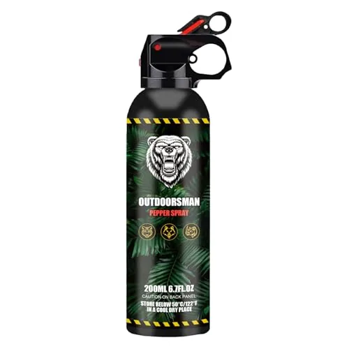 POPFRO 6.7oz Outdoor Pepper Spray Quick-Release Clip
