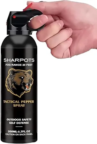 SHAR POTS Pepper Spray 6.7oz Quick-Release Carry