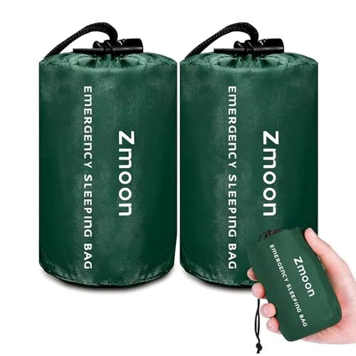 Zmoon Mylar Bivy Sleeping Bag Emergency Shelter 2-Pack