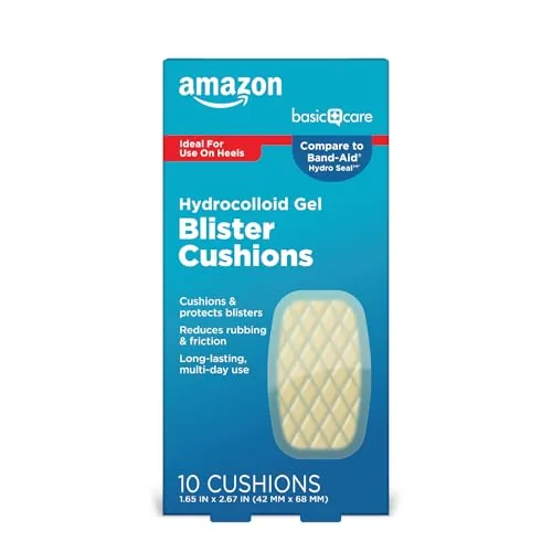 Amazon Basic Care Hydrocolloid Gel Blister Cushions 10ct