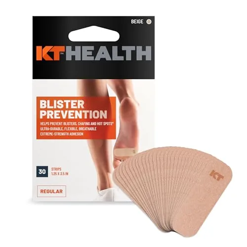KT Tape Blister Prevention Tape 30 Precut Strips Beige