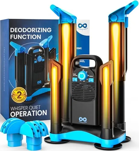 Everlasting Comfort Boot Dryer with Ozone Deodorizer 2-Pair