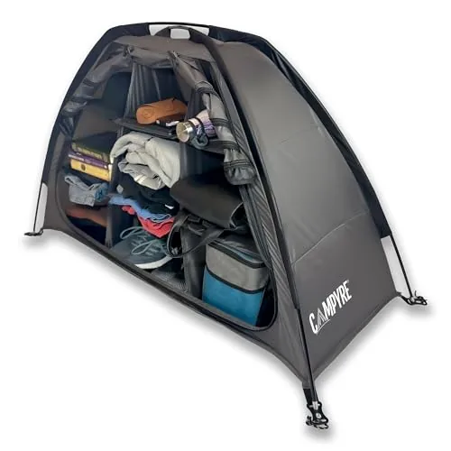 CAMPYRE 9-Shelf Camping Organizer with Zippered Flap