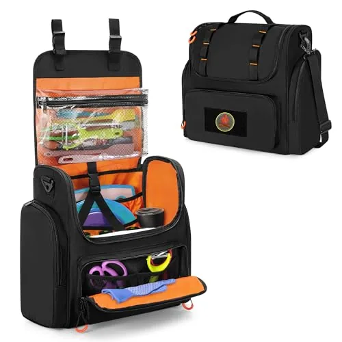 HODRANT Tactical Camp Kitchen Organizer with Towel Holder