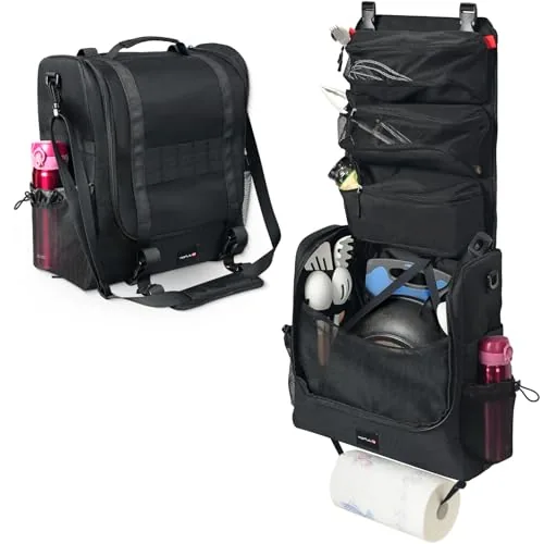 TOPJUM Camp Kitchen Organizer Caddy with Hanging System