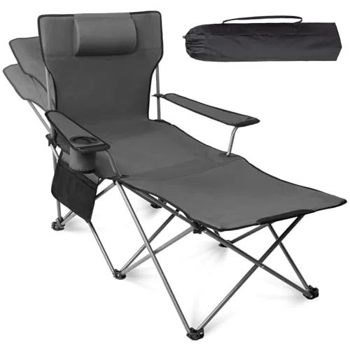 apollo walker 6-Leg Reclining Beach Chair with Footrest