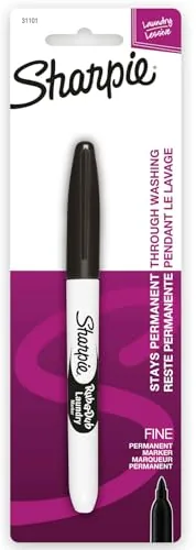 Sharpie Rub-A-Dub Laundry Marker Fine Tip Black