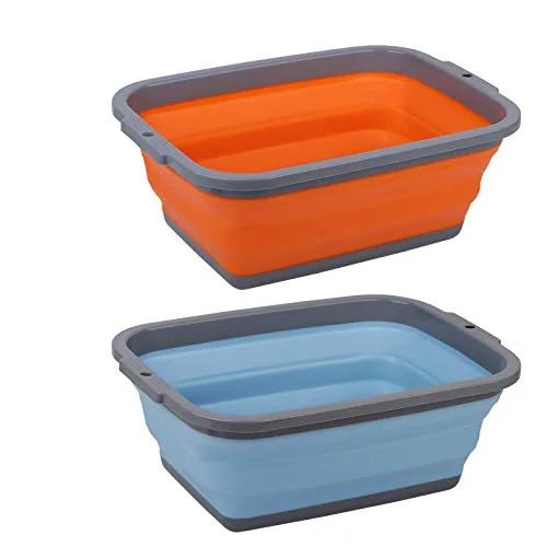 Tiawudi 2-Pack Collapsible Sink 8.5L Each TPR Basin