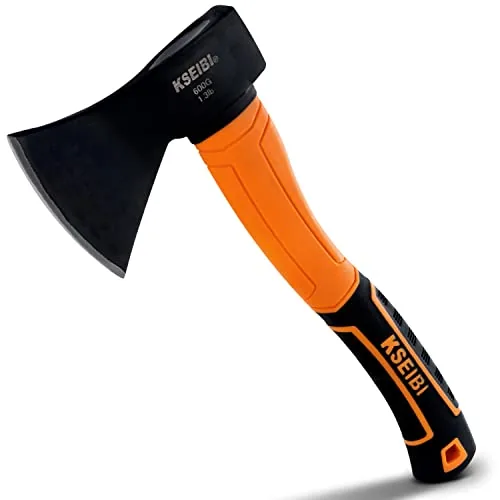 KSEIBI Small Camp Hatchet Forged Steel Dual-Head