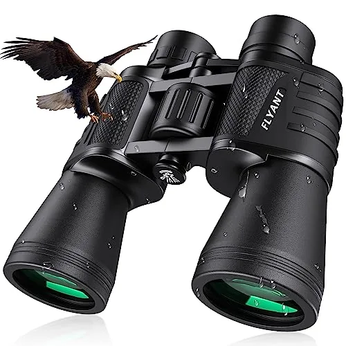 FLYANT 20x50 Waterproof Binoculars with BAK4 Prism