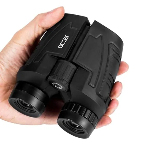 Occer 12x25 Compact Binoculars with BAK4 Prism