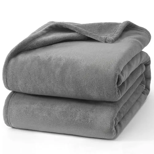 Hansleep Fleece Twin Blanket 60x80 Grey 280GSM
