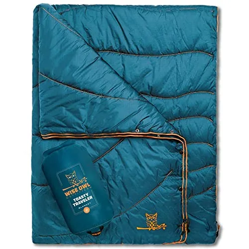 Wise Owl Outfitters Packable Puffy Camp Blanket