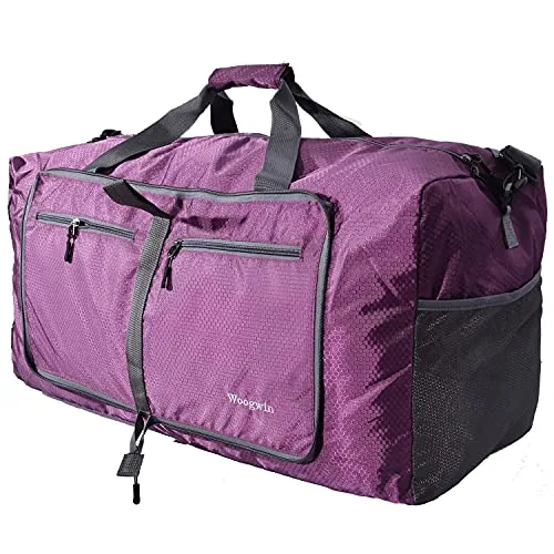 Woogwin 60L Foldable Waterproof Travel Duffel Bag