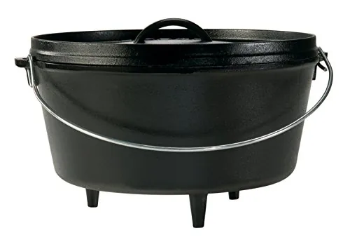 Lodge 8-Qt Camp Dutch Oven Flanged Lid