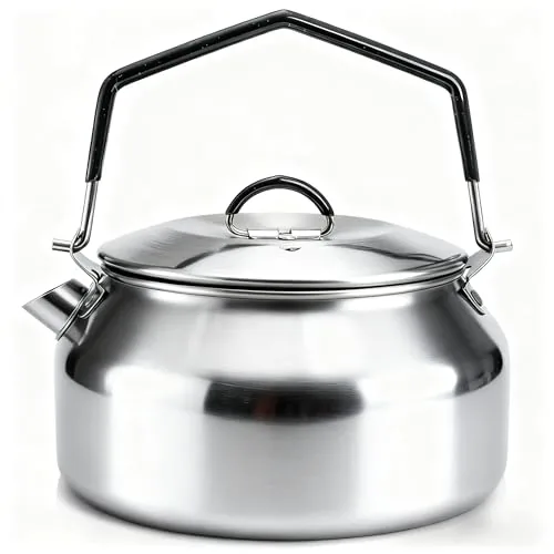 YIMITEE 1L Stainless Steel Campfire Kettle