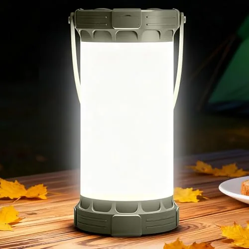 Glocusent 135-LED Rechargeable Camping Lantern 5000mAh