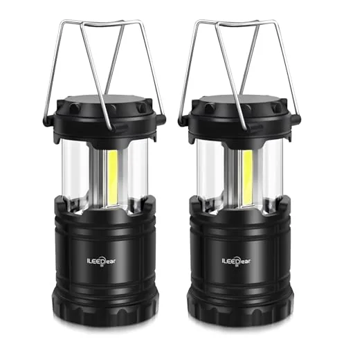 ILEEDear Collapsible LED Camping Lantern 2 Pack