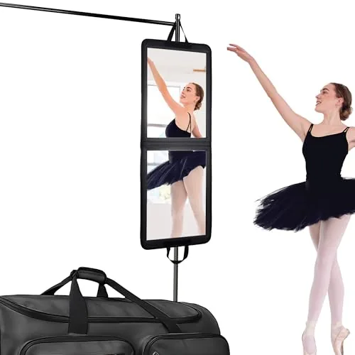 LPHUMEX Foldable Full Length Travel Mirror 32x13in