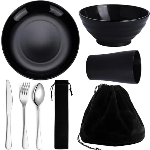 Kyraton Camping Mess Kit Single-Person Stainless Set
