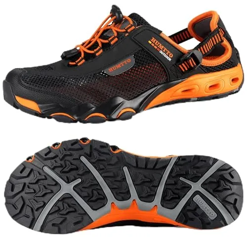 HUMTTO Amphibious Hiking Sandal with Toe Cap