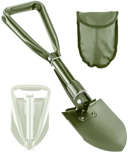 Apidgrowth 18.5in Folding Shovel High Carbon Steel