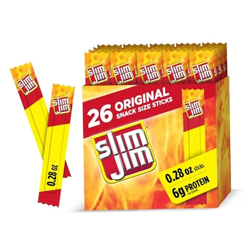Slim Jim Original Snack Sticks 26-Count 0.28oz Each