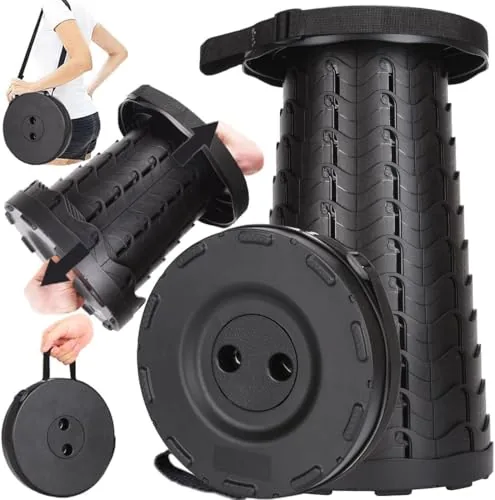 Fishboy Collapsible Telescoping Stool 400lb Capacity