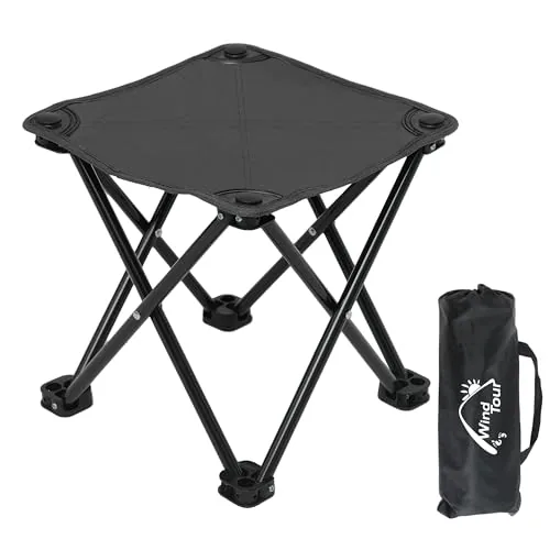 Wind Tour Folding Camp Stool Lightweight Portable