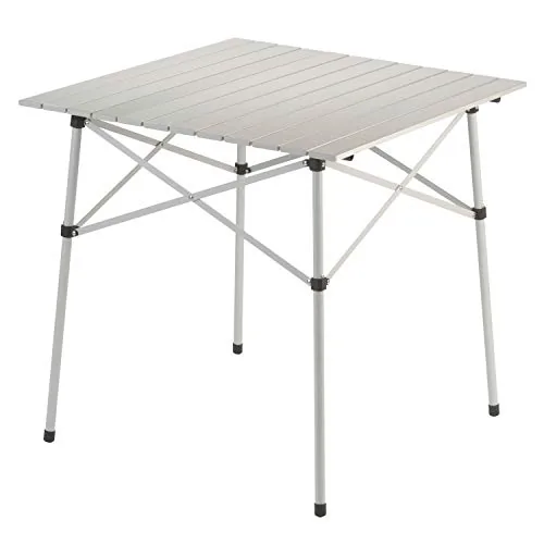 Coleman Aluminum Roll-Top Camping Table with Carry Bag