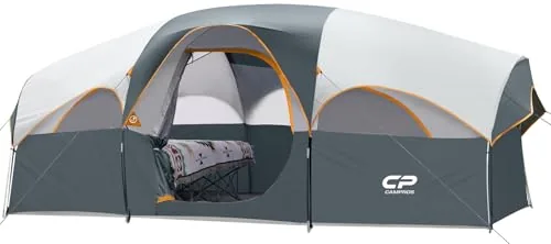 CAMPROS CP 8-Person Family Tent with Room Divider