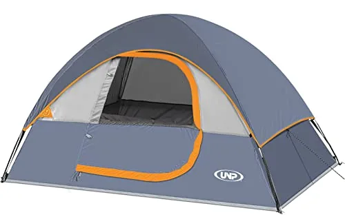 UNP 2-Person Dome Camping Tent with Rainfly