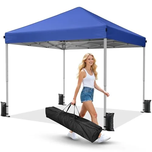 Driftalia 10x10 Pop Up Canopy with UPF 50+ Fabric