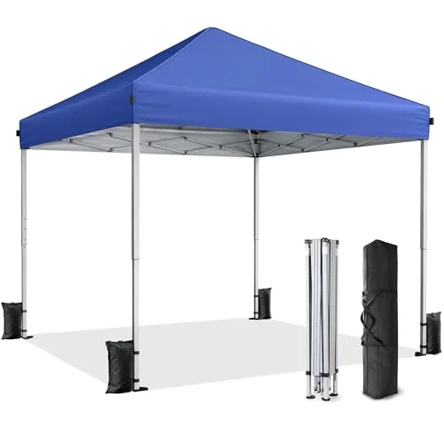 Vinabilia 10x10 Pop Up Canopy with UPF 50+ Cover