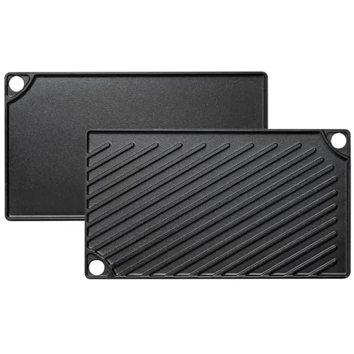 EWFEN 16.7x9.5in Reversible Cast Iron Grill Griddle
