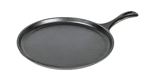 Lodge 10.5-Inch Pre-Seasoned Cast Iron Round Griddle