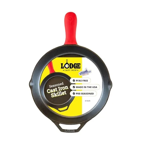 Lodge 12-Inch Pre-Seasoned Cast Iron Skillet