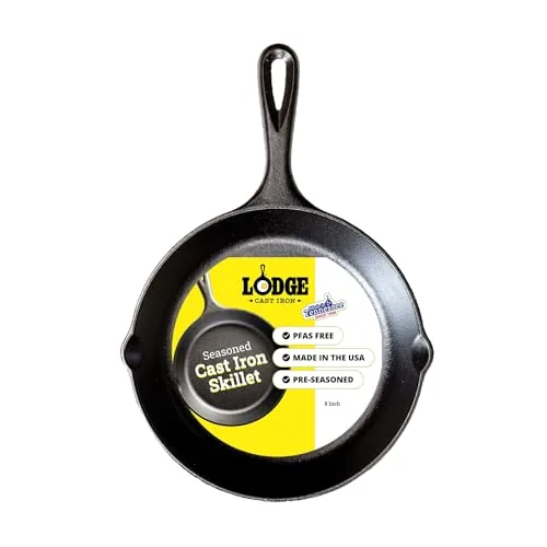 Lodge 8-Inch Pre-Seasoned Cast Iron Skillet