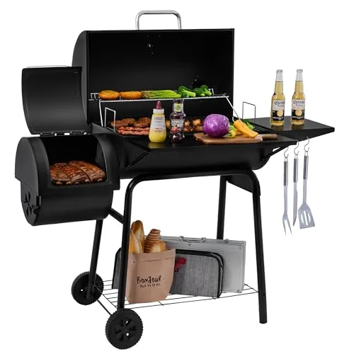 Royal Gourmet CC1830S Charcoal Grill with Offset Smoker
