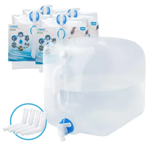 ITRAZ 5.3-Gal Collapsible Water Jug with Spigot